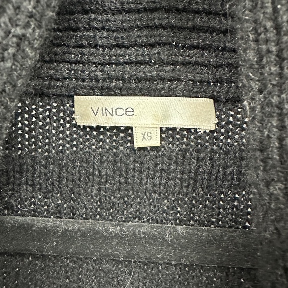 VINCE black shawl cardigan - XS - Picture 4 of 5